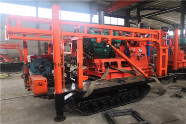 Diesel Hydraulic Geological Drilling Rig Machine / Crawler Mounted Core Drilling Rig