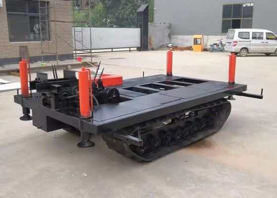 Diesel Engine Powered Rubber Crawler Track For Water Well Drilling Rigs OEM Design