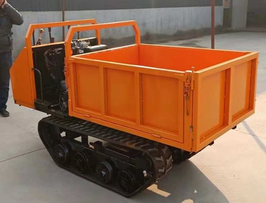 Durable Track Transporter crawler carrier featuring rubber track model 400 90 54 and 1932mm wheel base for off road transport tasks
