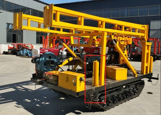 कोरिंग जांच XY-1A 150 मीटर हाइड्रोलिक व्हील माउंटेड ड्रिलिंग रिग