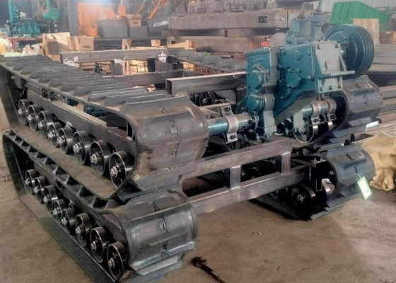 उद्योग के लिए OEM विभिन्न लोडिंग क्षमता स्टील क्रॉलर ट्रैक अंडरकारेज