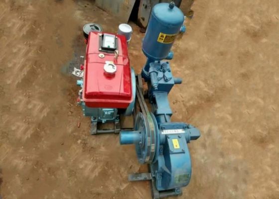 डीजल एकल ड्रिलिंग कीचड़ पंप 8 एचपी डीजल इंजन के साथ - 220V / 380V पावर - 160L / मिनट प्रवाह