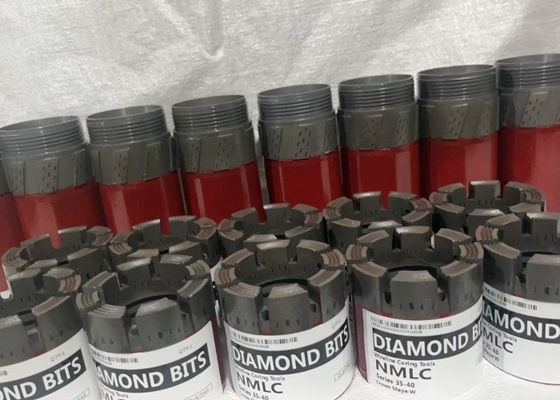 अन्वेषण इंजीनियरिंग ड्रिलिंग डायमंड कोर ड्रिल बिट्स 60mm 75mm