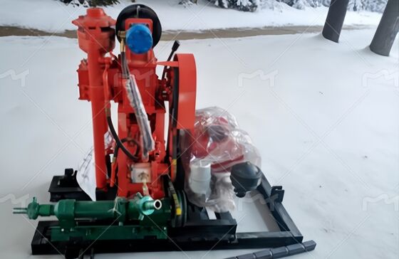 हाइड्रोलिक छोटे कुएं ड्रिलिंग उपकरण ST 50 पहियों पर घुड़सवार वैकल्पिक