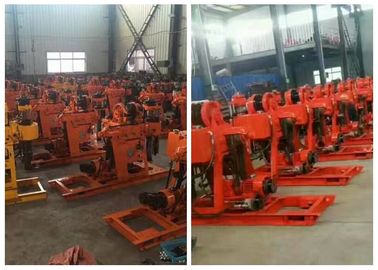 पोर्टेबल मृदा ड्रिलिंग मशीन / मिट्टी नमूना Rig 380V 16.3KW पावर