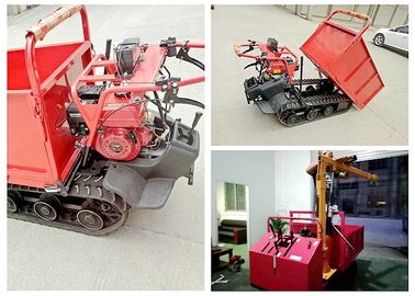 हाइड्रोलिक मिनी क्रॉलर डम्पर, स्व लोडिंग मिनी डम्पर 6.5HP हार्सपावर
