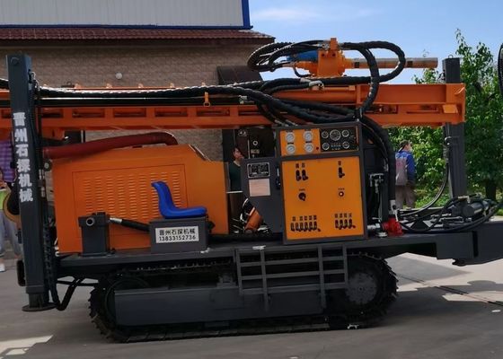 सेंट 450 मीटर डीप क्रॉलर माउंटेड ड्रिल रिग लार्ज फॉर वाटर वेल