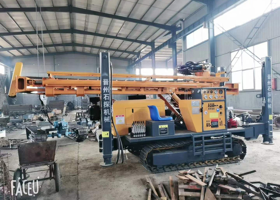 भूजल वायवीय ड्रिलिंग रिग बड़े औद्योगिक सेंट 260 मीटर गहरा