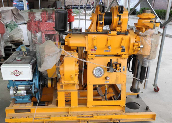 भूवैज्ञानिक कोर के लिए दो सौ मीटर गहराई मिट्टी नमूना ड्रिलिंग मशीन 220v
