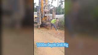1000 मीटर वाटर वेल ड्रिल रिग अत्यधिक गहराई