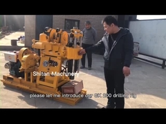 GK-200 भूवैज्ञानिक ड्रिलिंग रिग, क्रॉलर प्रकार हाइड्रोलिक वाटर वेल ड्रिलिंग रिग