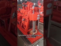 पोर्टेबल खनन सर्वेक्षण इंजीनियरिंग ड्रिलिंग रिग 300 मिमी छेद व्यास 200 मीटर गहराई