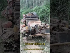 पर्वत क्षेत्रों के लिए 50-300 मीटर की क्रॉलर ड्रिलिंग रिग