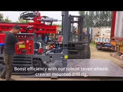 ST200 गहरे मीटर वायवीय ड्रिलिंग रिग औद्योगिक भूमिगत बोरहोल