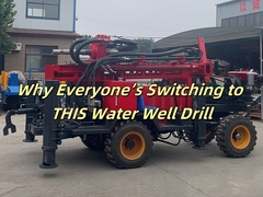 300 मीटर रॉक लेयर डीजल इंजन पावर वायवीय बोरहोल ड्रिलिंग रिग के साथ