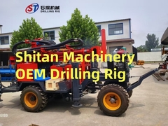 लाल / पीला / नीला वायवीय बड़ी ड्रिलिंग मशीन OEM डिजाइन