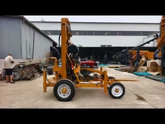 खेती के लिए पानी के कुएं की बोरहोल ड्रिलिंग उपकरण आसान आवाजाही 120 मीटर