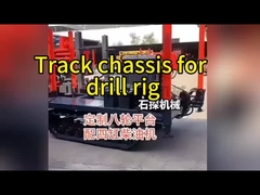चट्टानी क्षेत्र में ड्रिलिंग के लिए क्रॉलर माउंटेड ड्रिल रिग