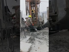 क्रॉलर प्रकार का पानी का कुआँ 400 मीटर न्यूमेटिक ड्रिलिंग रिग