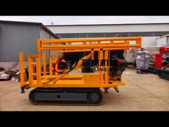 गहराई 200 मीटर मिट्टी परीक्षण ड्रिलिंग मशीन 22 एचपी डीजल इंजन के साथ कोर बोरहोल ड्रिलिंग के लिए