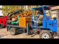 180 मीटर गहराई के जल कुएं ड्रिलिंग डेमो के लिए 76/89 मिमी ड्रिलिंग रॉड और न्यूमेटिक ड्राइव सिस्टम देखें