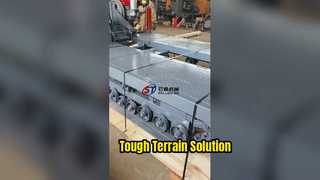 3 एमटी क्रॉलर अंडरकैरिज आसान परिवहन